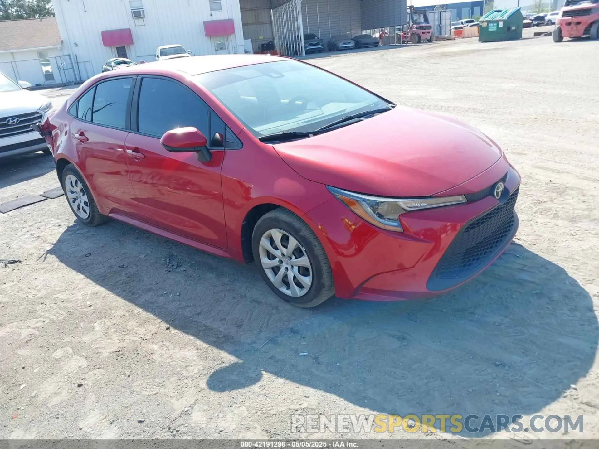 1 fotografías del automóvil dañado JTDEPMAE6MJ168776 TOYOTA COROLLA 2021