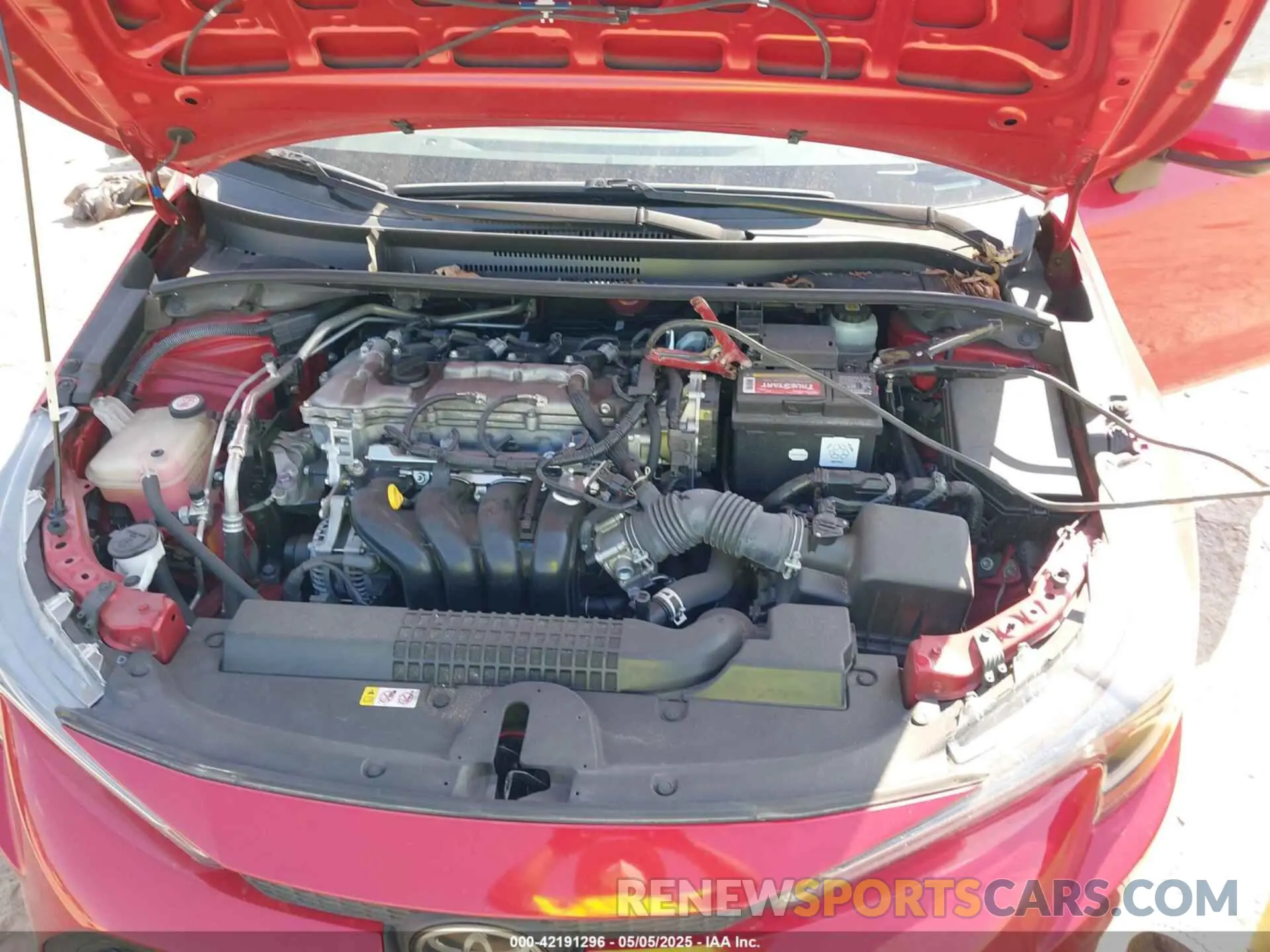 10 fotografías del automóvil dañado JTDEPMAE6MJ168776 TOYOTA COROLLA 2021