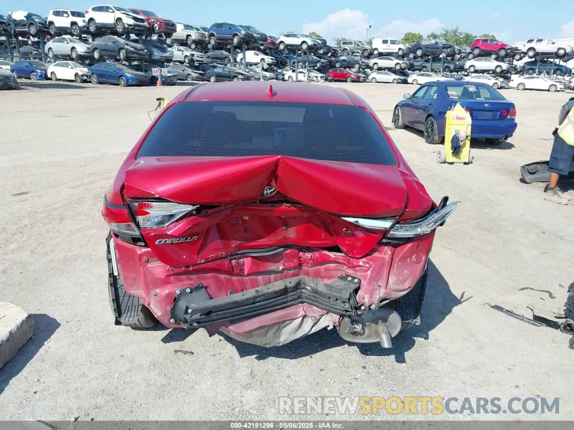 16 fotografías del automóvil dañado JTDEPMAE6MJ168776 TOYOTA COROLLA 2021