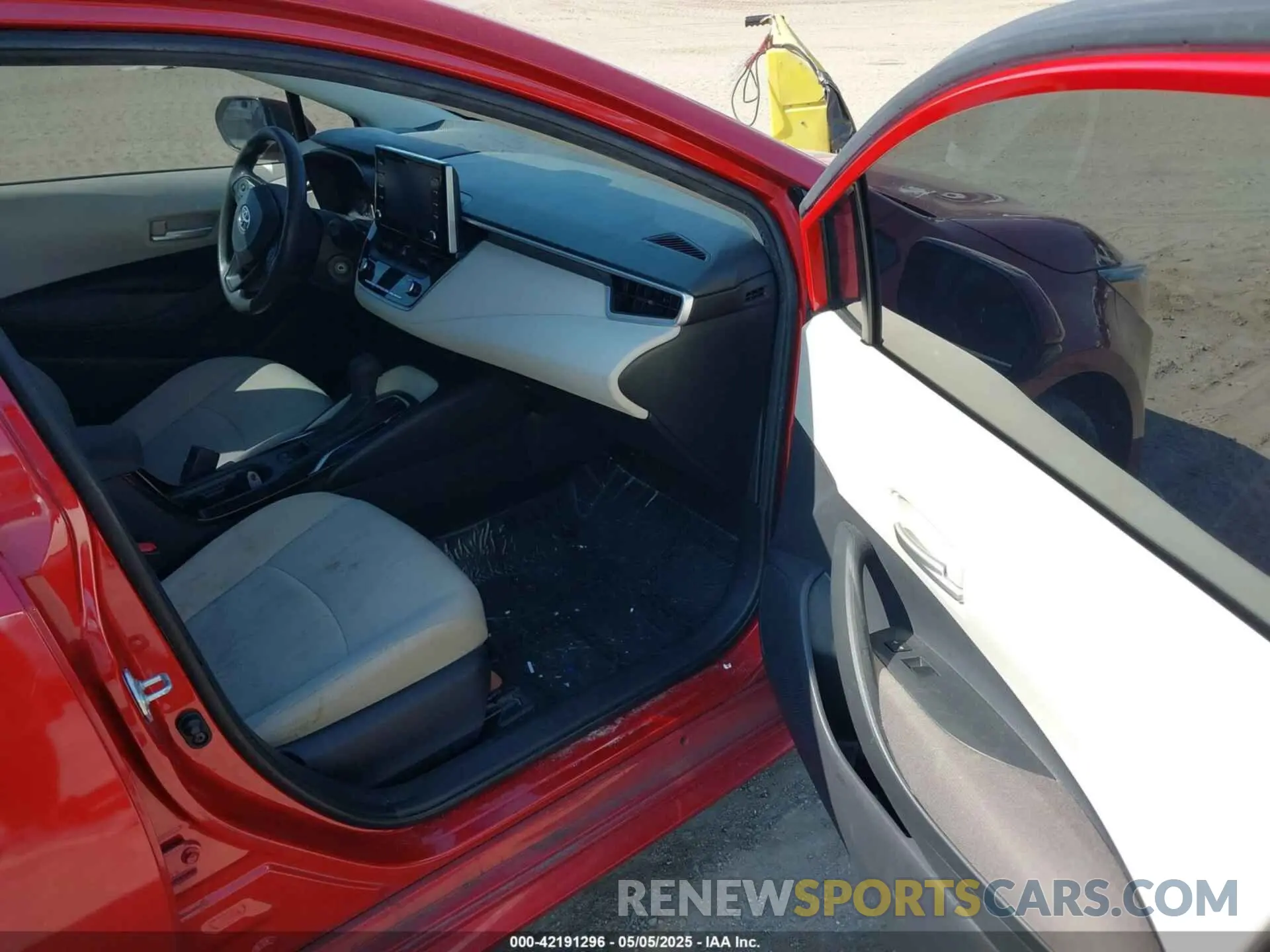 5 fotografías del automóvil dañado JTDEPMAE6MJ168776 TOYOTA COROLLA 2021