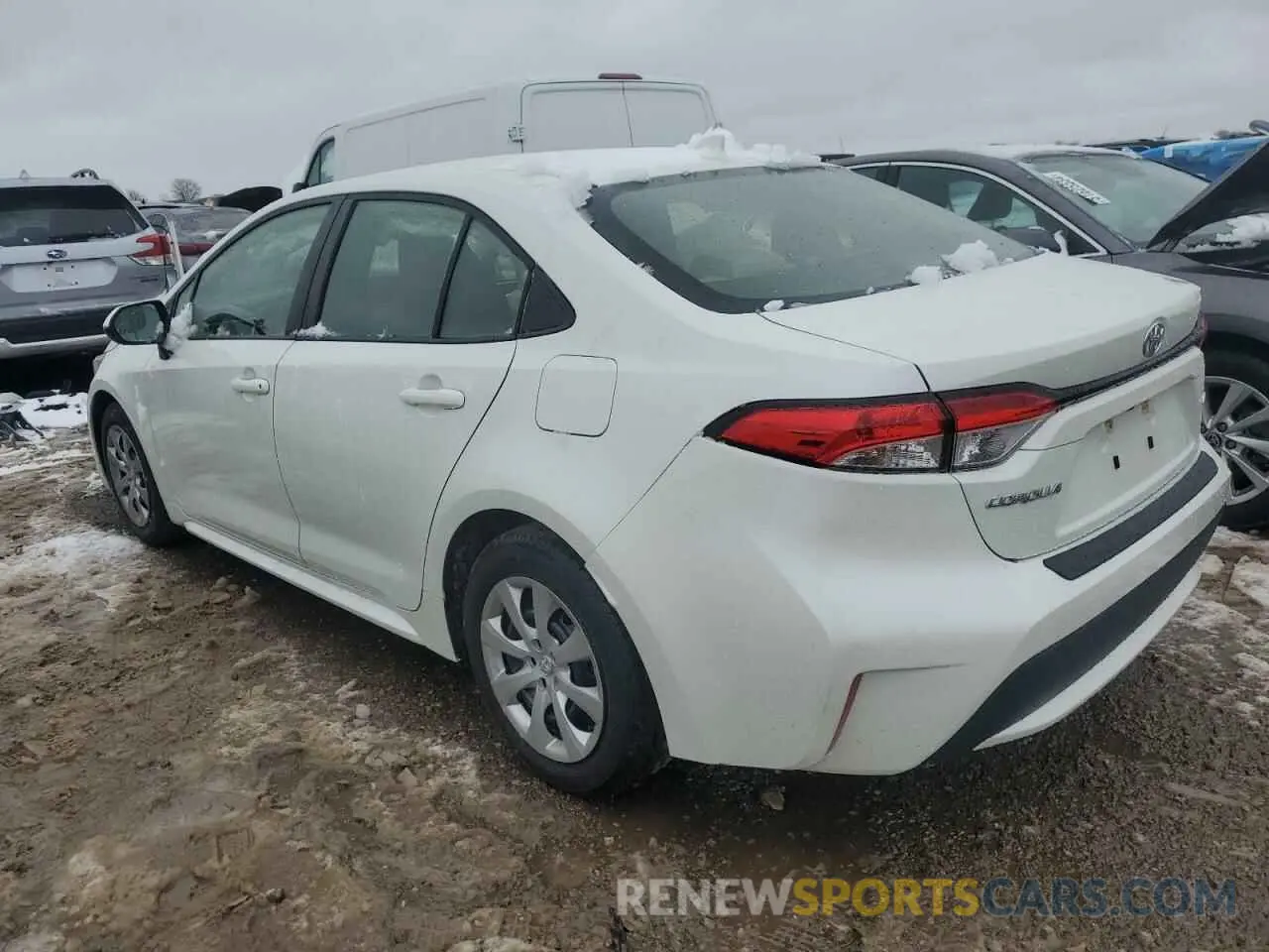 2 fotografías del automóvil dañado JTDEPMAE6MJ171063 TOYOTA COROLLA 2021