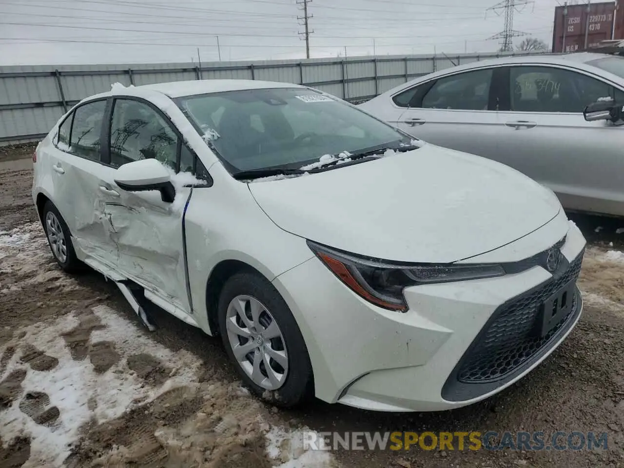 4 fotografías del automóvil dañado JTDEPMAE6MJ171063 TOYOTA COROLLA 2021