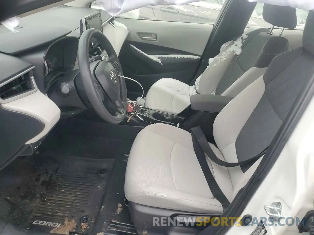 7 fotografías del automóvil dañado JTDEPMAE6MJ171063 TOYOTA COROLLA 2021