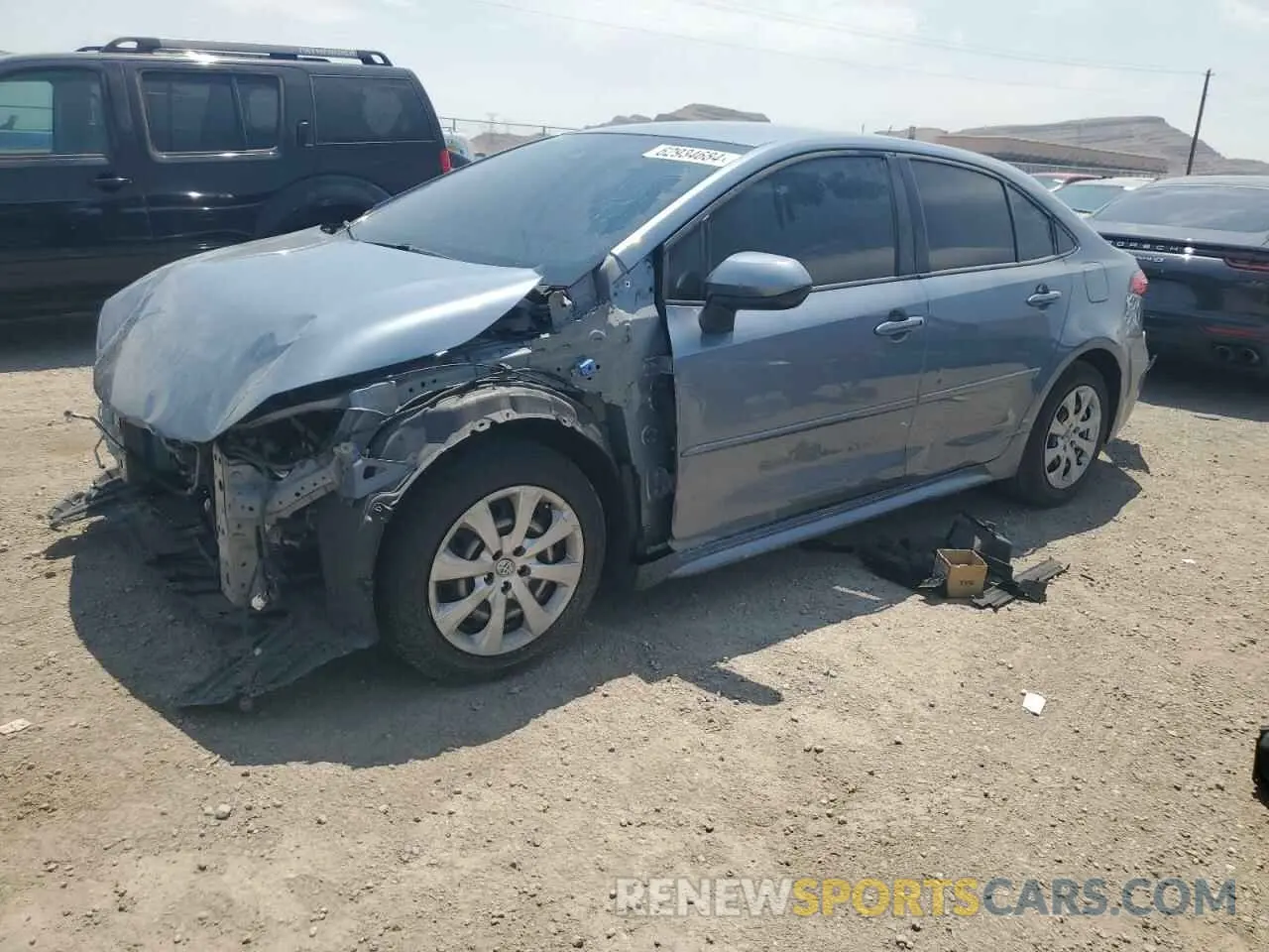 1 fotografías del automóvil dañado JTDEPMAE6MJ171578 TOYOTA COROLLA 2021