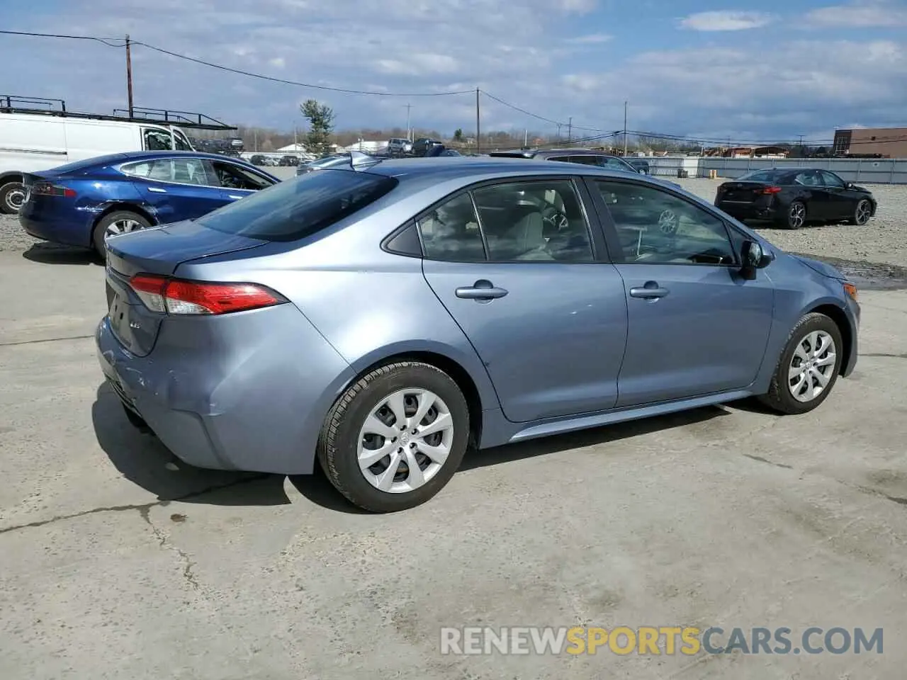 3 fotografías del automóvil dañado JTDEPMAE6MJ172603 TOYOTA COROLLA 2021