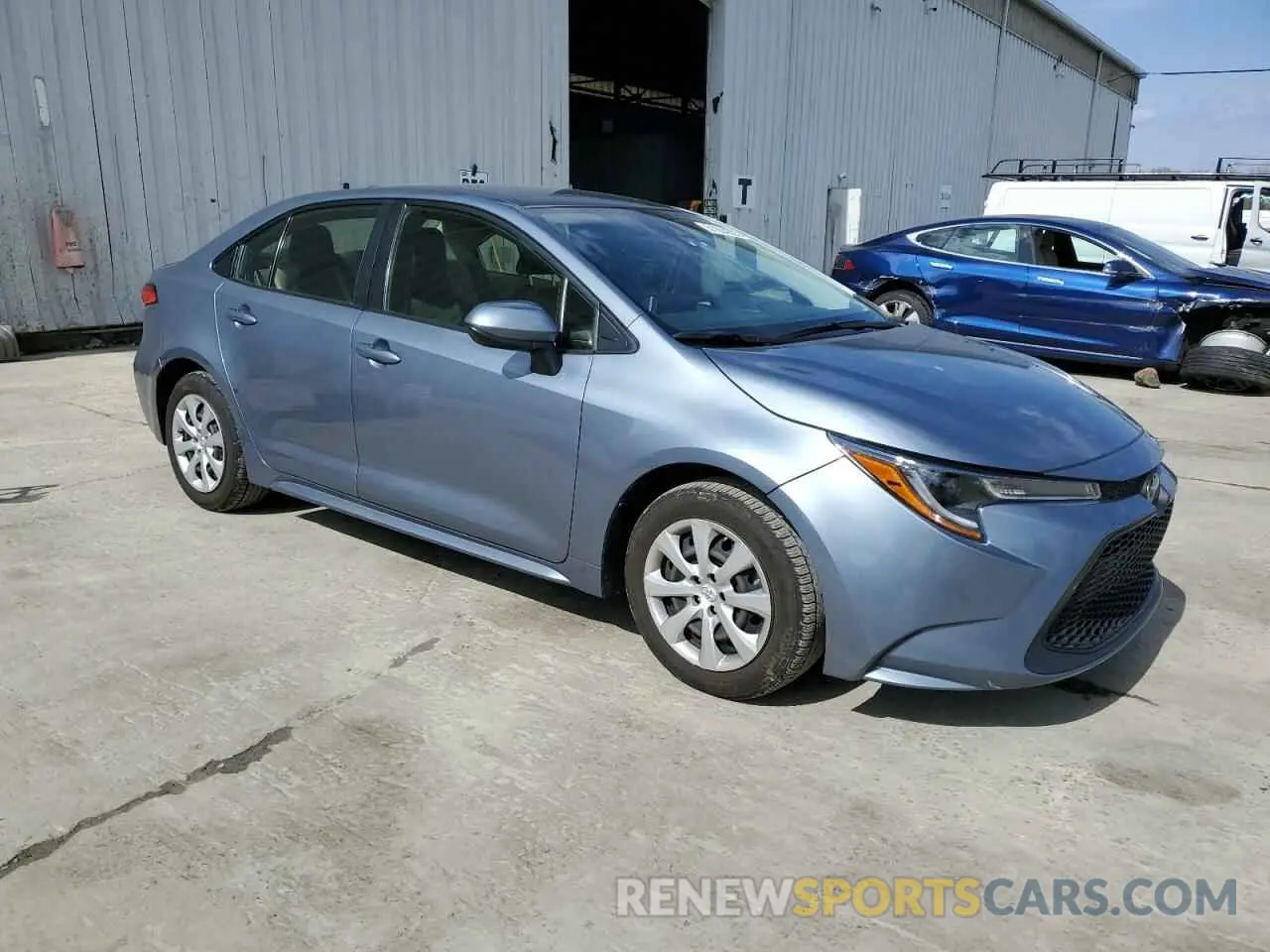 4 fotografías del automóvil dañado JTDEPMAE6MJ172603 TOYOTA COROLLA 2021