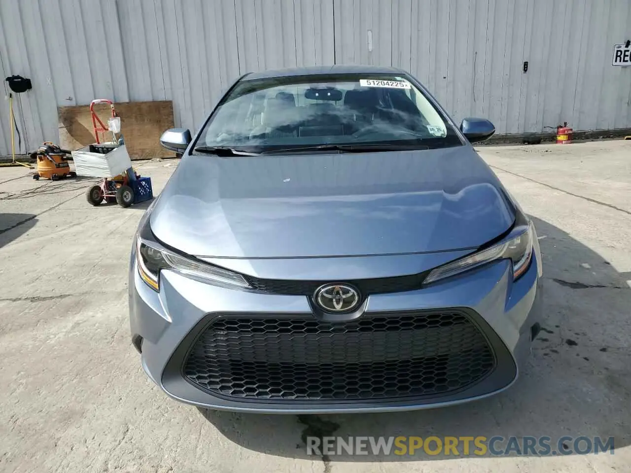 5 fotografías del automóvil dañado JTDEPMAE6MJ172603 TOYOTA COROLLA 2021