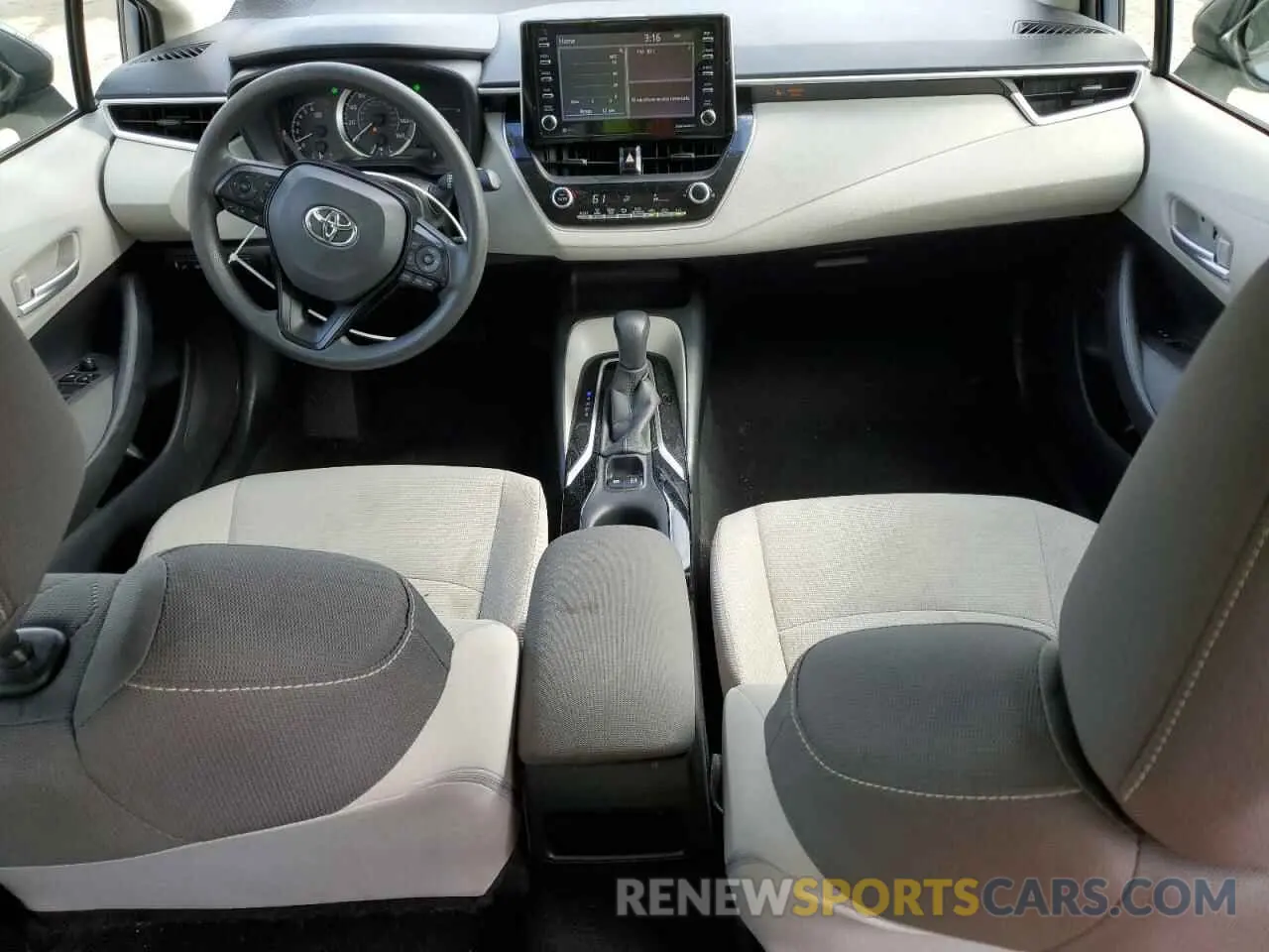 8 fotografías del automóvil dañado JTDEPMAE6MJ172603 TOYOTA COROLLA 2021