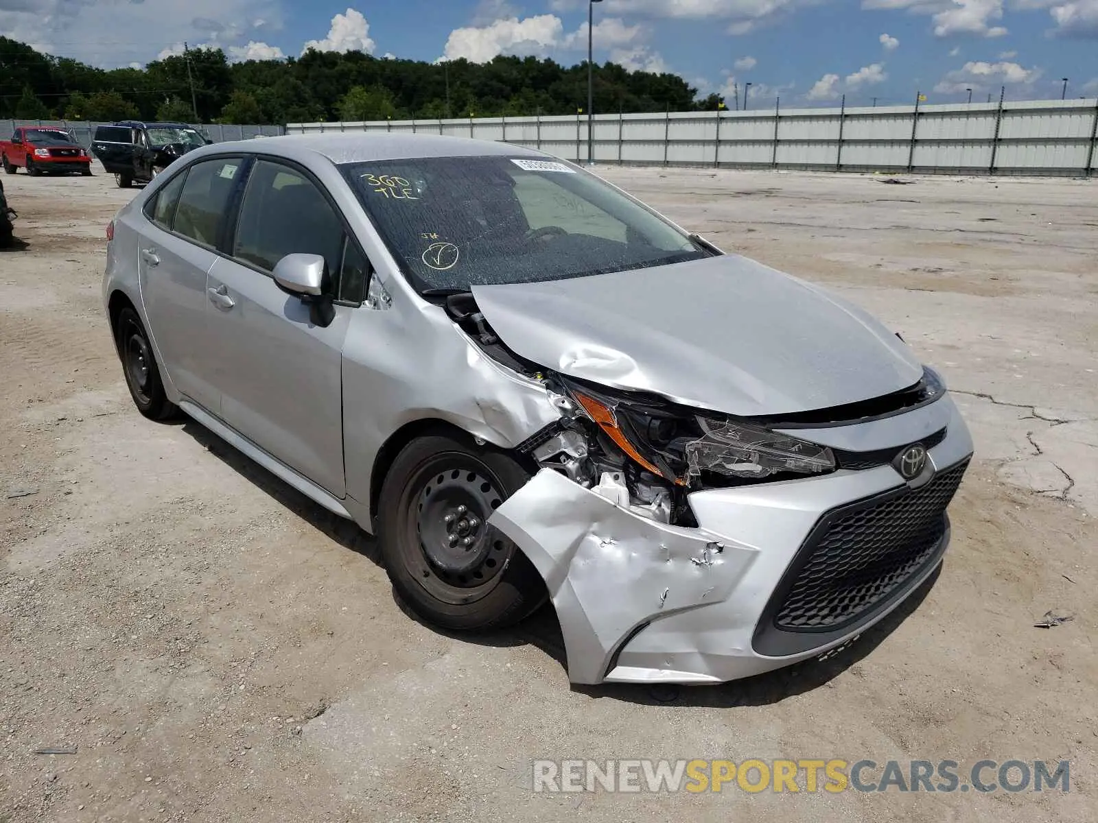 1 fotografías del automóvil dañado JTDEPMAE6MJ174352 TOYOTA COROLLA 2021