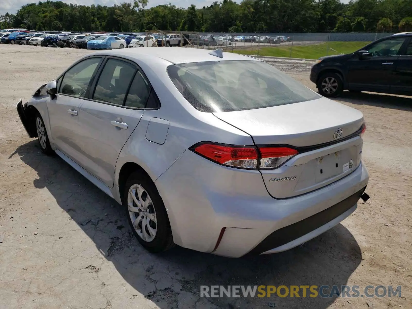 3 fotografías del automóvil dañado JTDEPMAE6MJ174352 TOYOTA COROLLA 2021