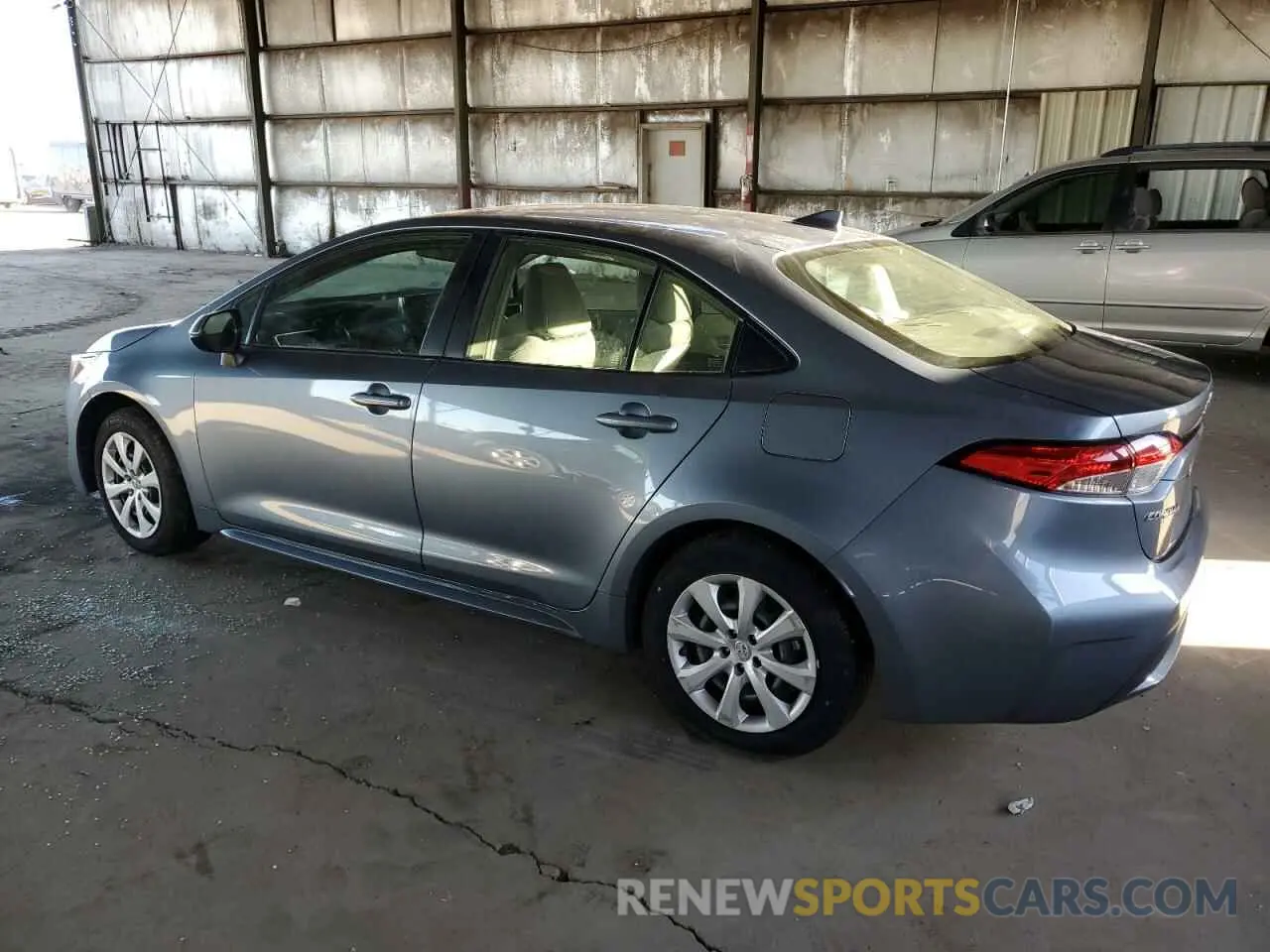 2 fotografías del automóvil dañado JTDEPMAE6MJ177008 TOYOTA COROLLA 2021