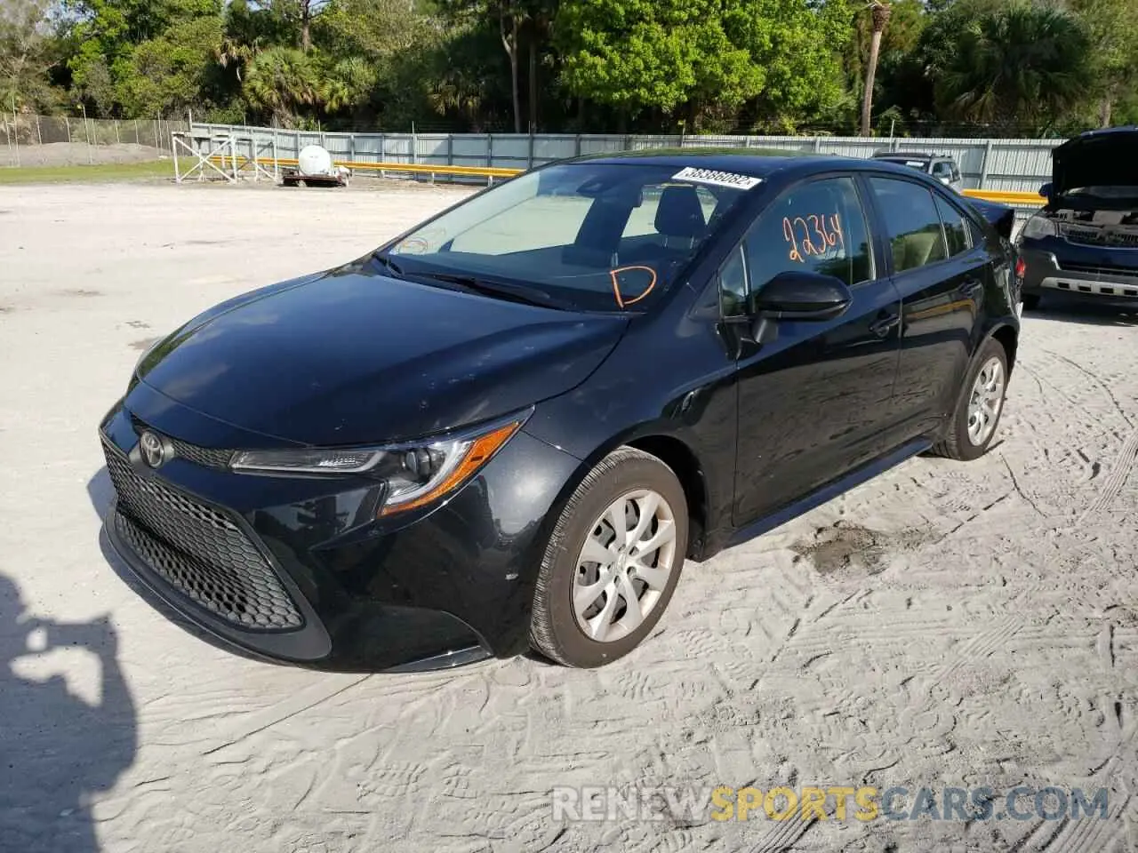 2 fotografías del automóvil dañado JTDEPMAE6MJ177378 TOYOTA COROLLA 2021