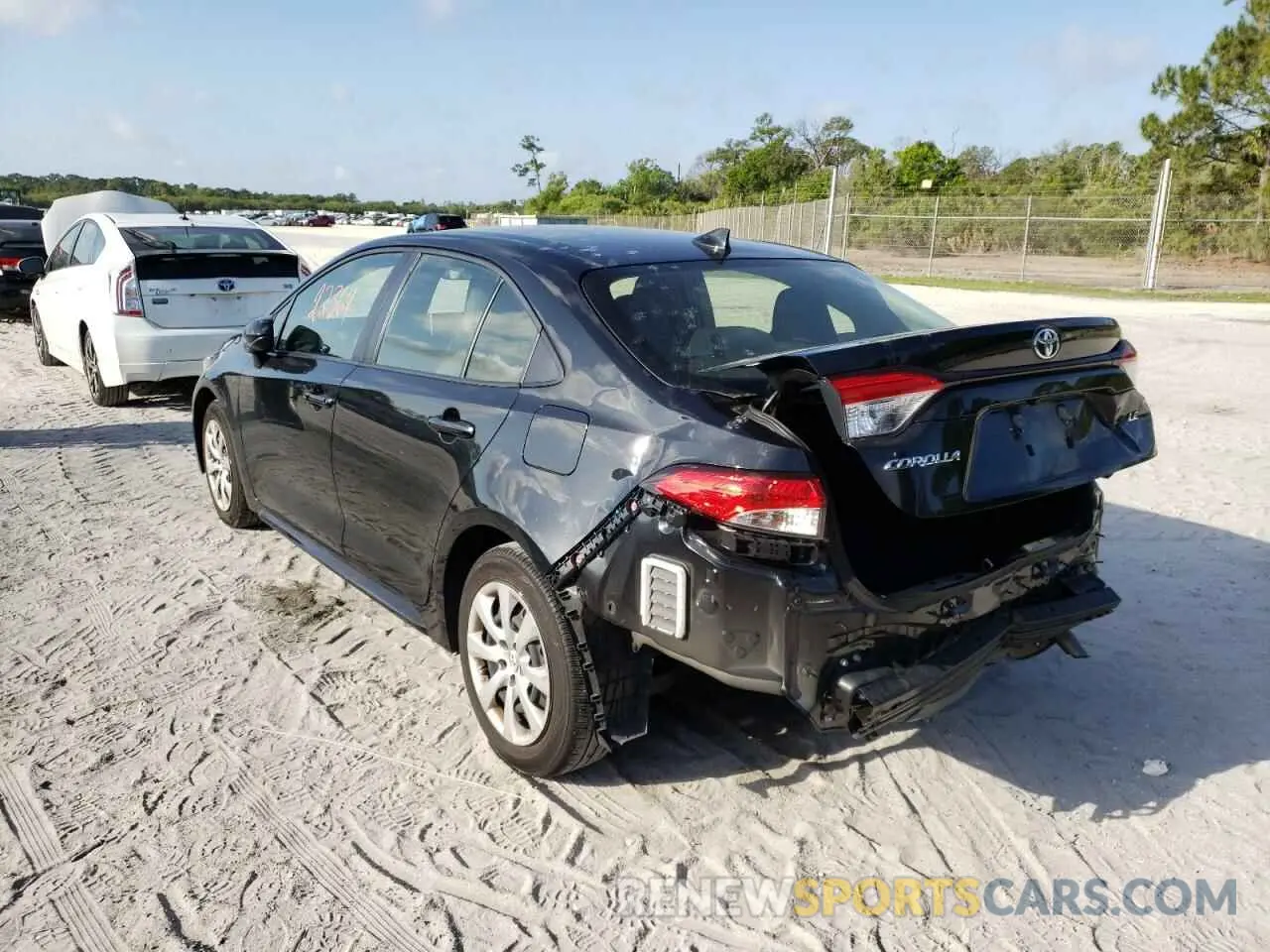 9 fotografías del automóvil dañado JTDEPMAE6MJ177378 TOYOTA COROLLA 2021