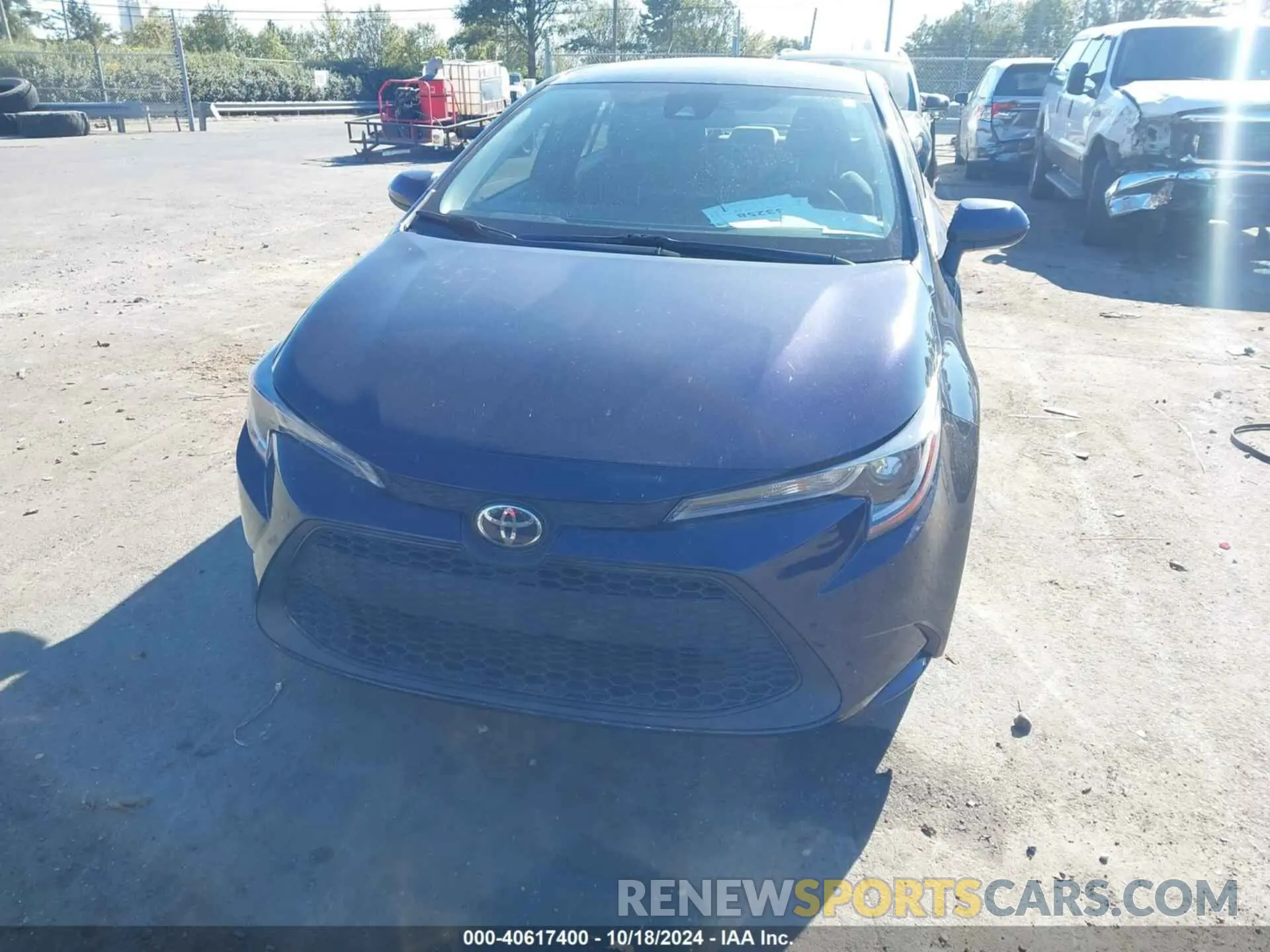 12 fotografías del automóvil dañado JTDEPMAE6MJ180457 TOYOTA COROLLA 2021
