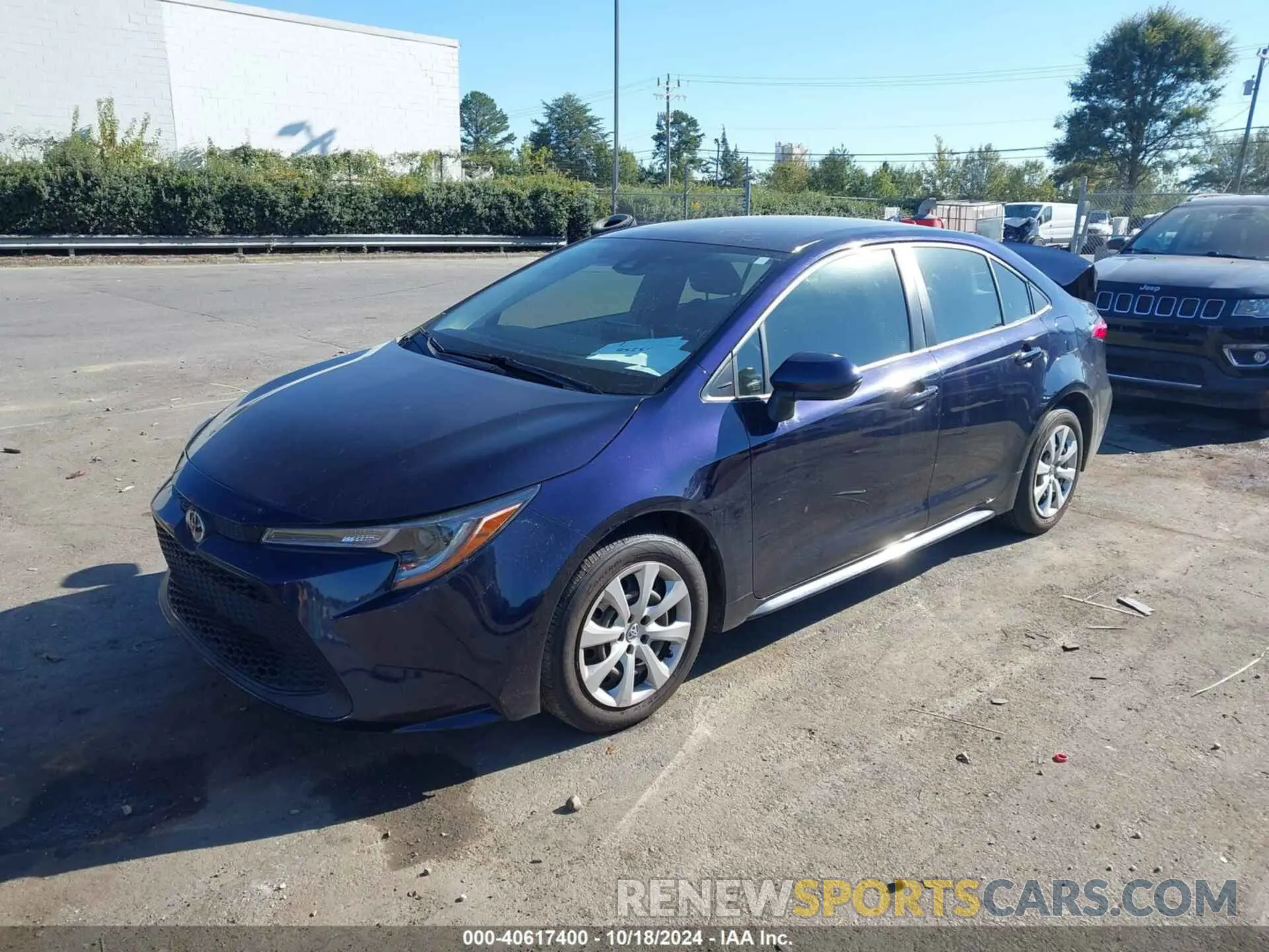 2 fotografías del automóvil dañado JTDEPMAE6MJ180457 TOYOTA COROLLA 2021