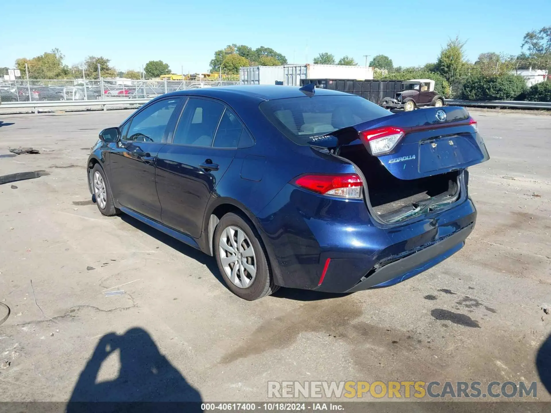 3 fotografías del automóvil dañado JTDEPMAE6MJ180457 TOYOTA COROLLA 2021