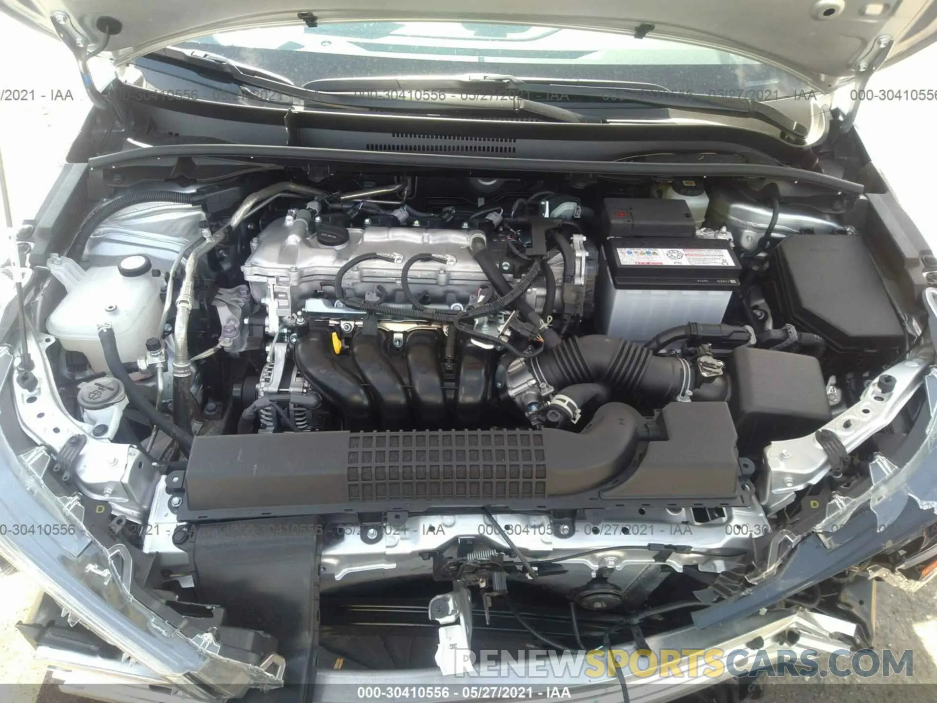 10 fotografías del automóvil dañado JTDEPMAE6MJ181270 TOYOTA COROLLA 2021