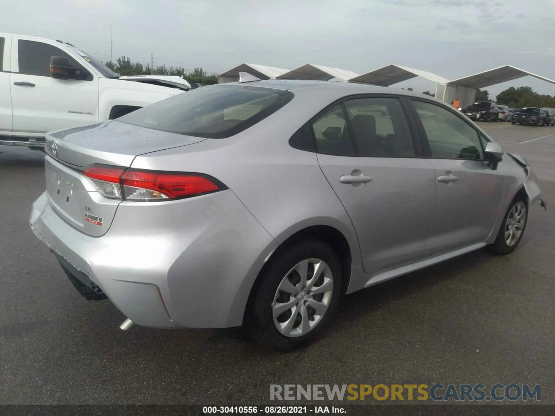 4 fotografías del automóvil dañado JTDEPMAE6MJ181270 TOYOTA COROLLA 2021