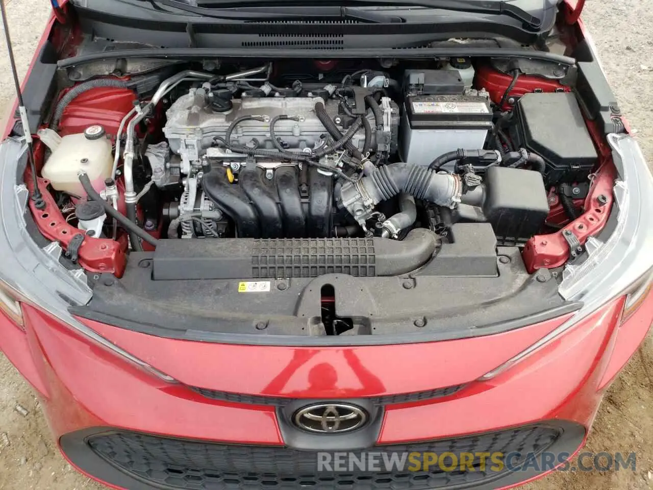11 fotografías del automóvil dañado JTDEPMAE6MJ182452 TOYOTA COROLLA 2021
