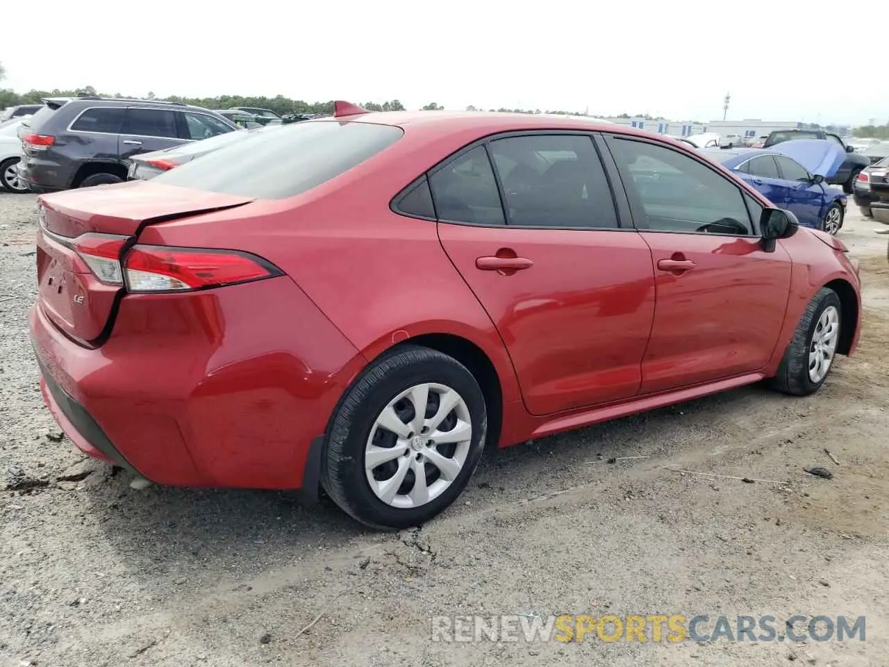 3 fotografías del automóvil dañado JTDEPMAE6MJ182452 TOYOTA COROLLA 2021