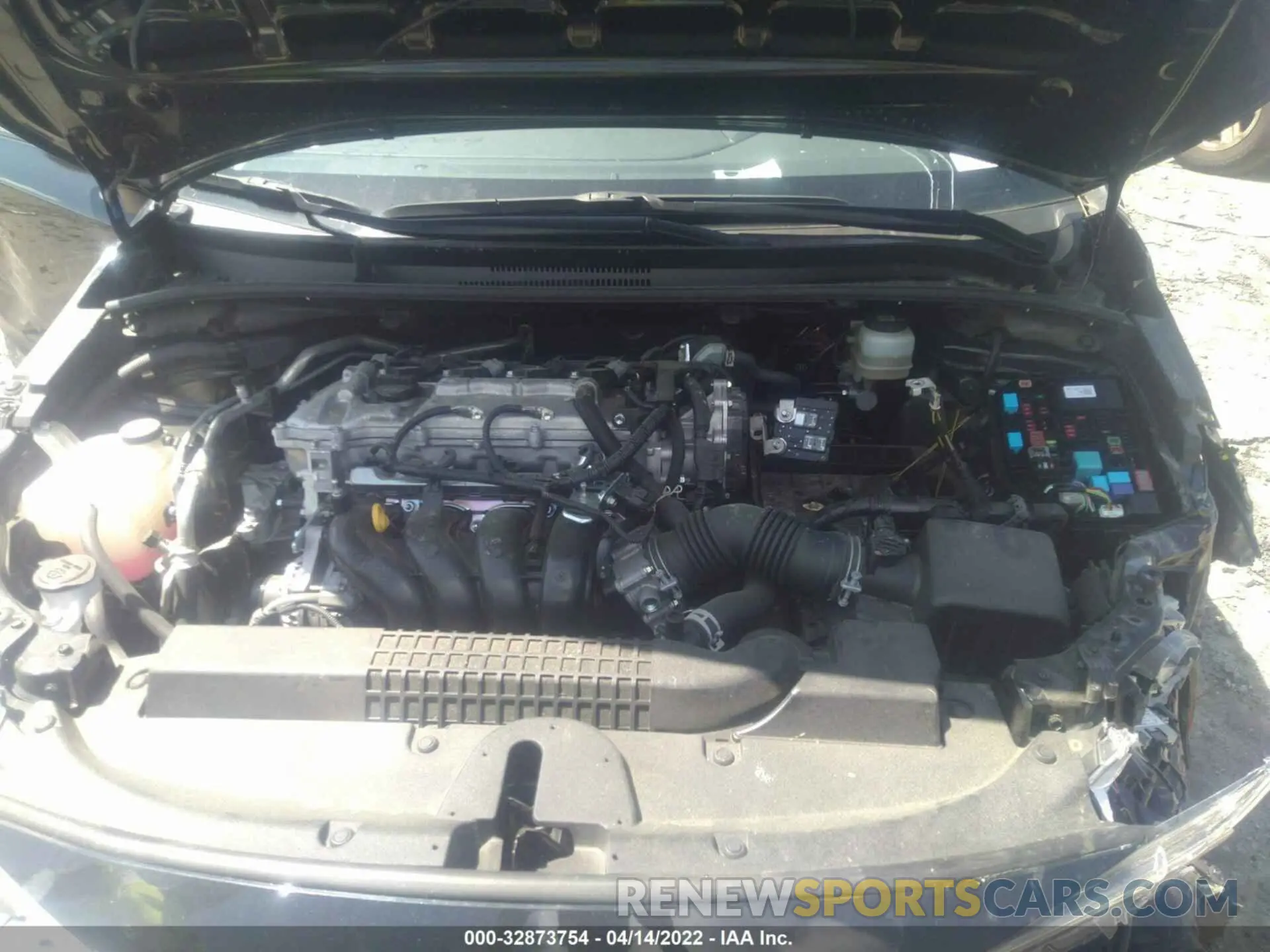 10 fotografías del automóvil dañado JTDEPMAE6MJ184069 TOYOTA COROLLA 2021