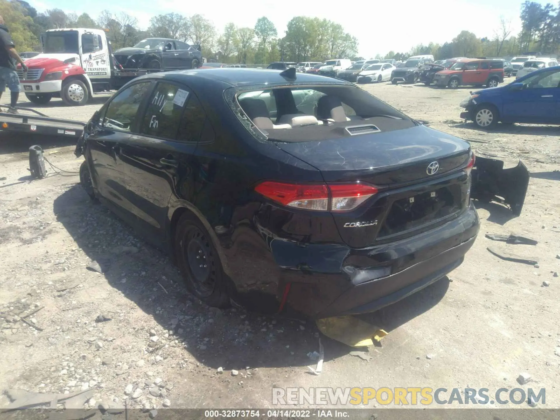 3 fotografías del automóvil dañado JTDEPMAE6MJ184069 TOYOTA COROLLA 2021