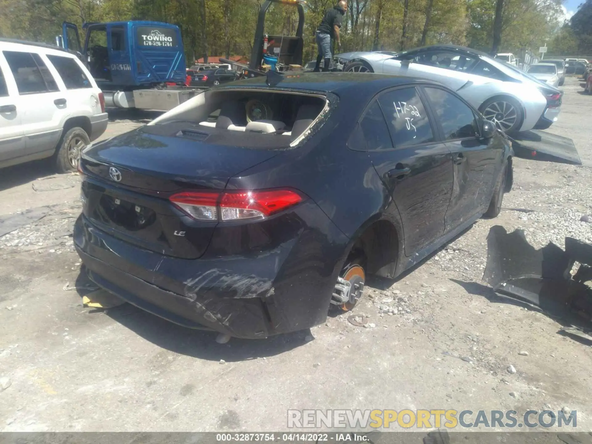 4 fotografías del automóvil dañado JTDEPMAE6MJ184069 TOYOTA COROLLA 2021