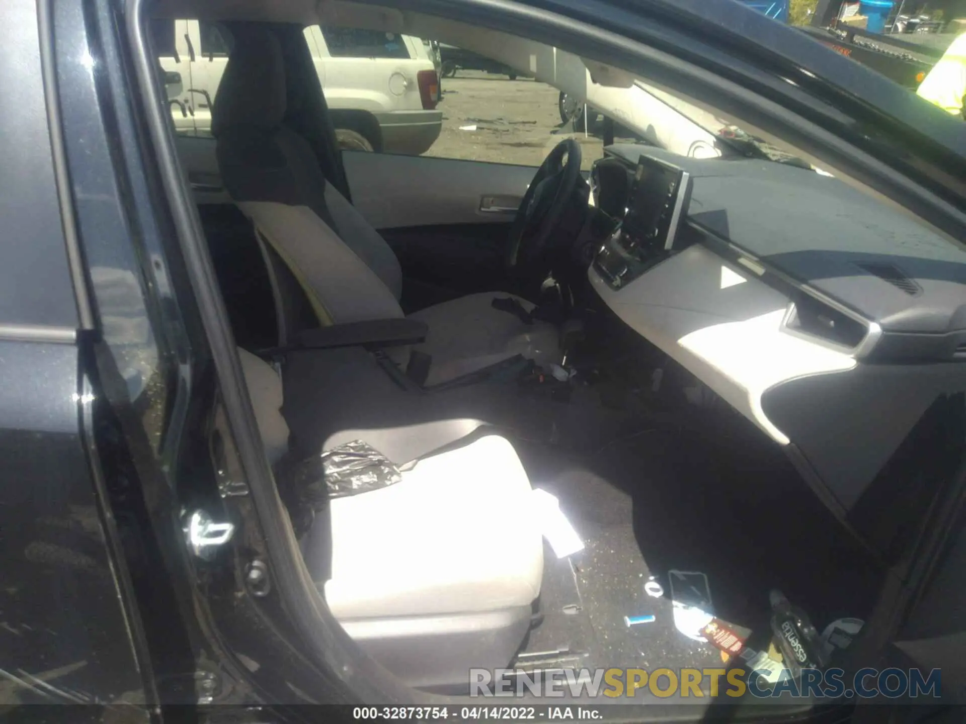 5 fotografías del automóvil dañado JTDEPMAE6MJ184069 TOYOTA COROLLA 2021