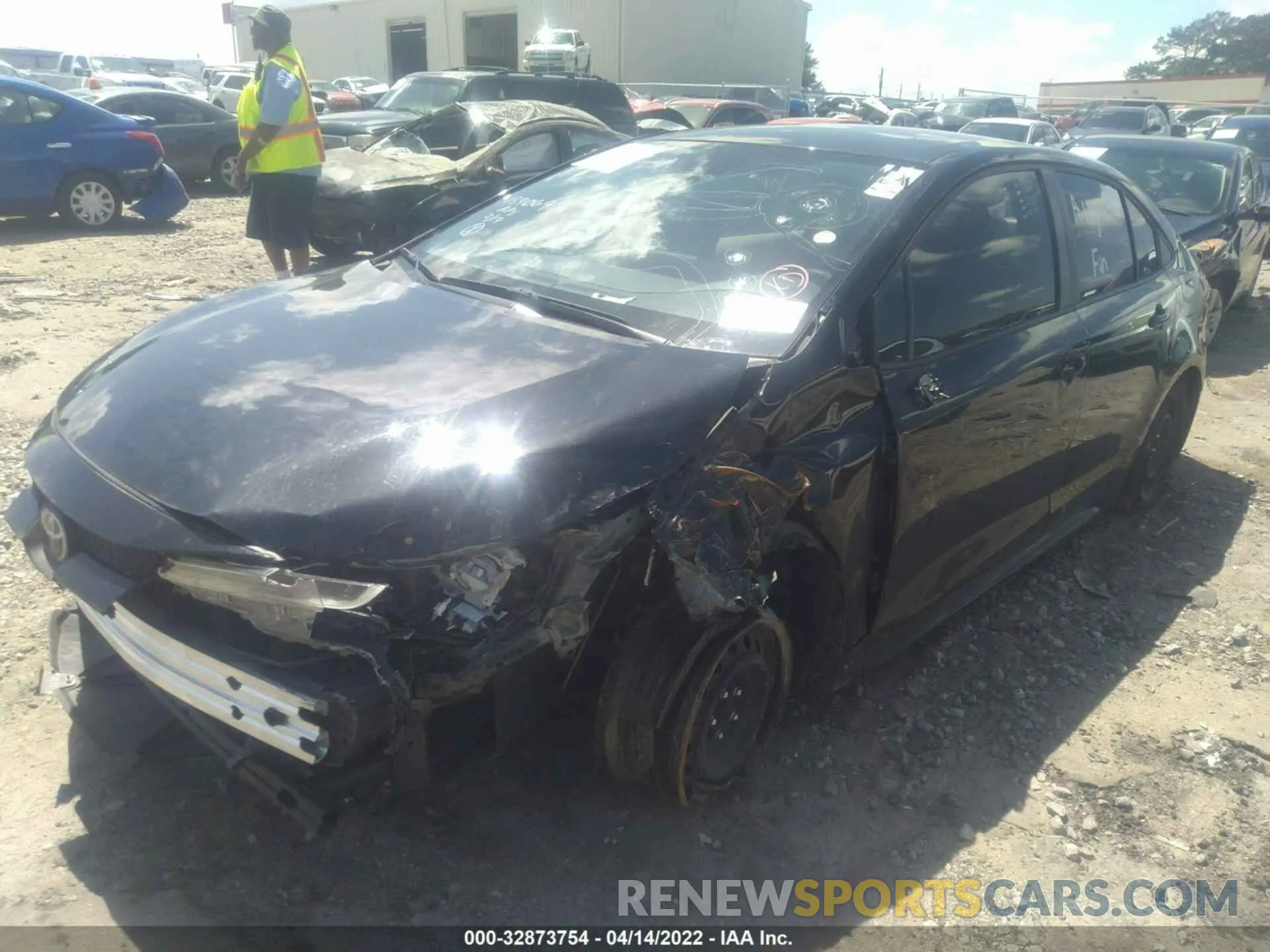 6 fotografías del automóvil dañado JTDEPMAE6MJ184069 TOYOTA COROLLA 2021