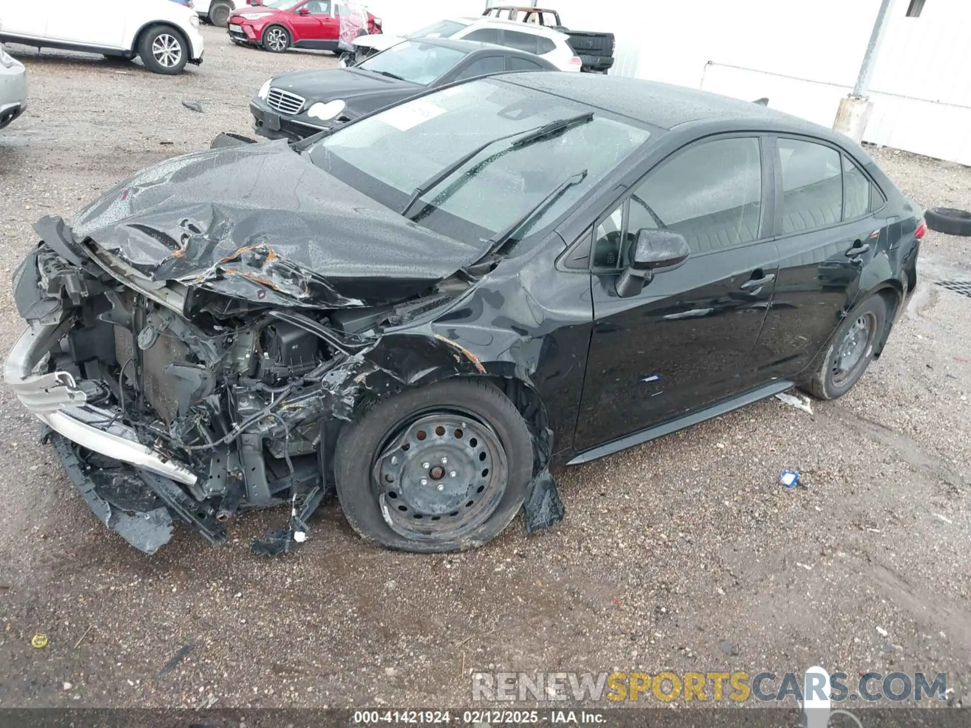 2 fotografías del automóvil dañado JTDEPMAE6MJ187585 TOYOTA COROLLA 2021