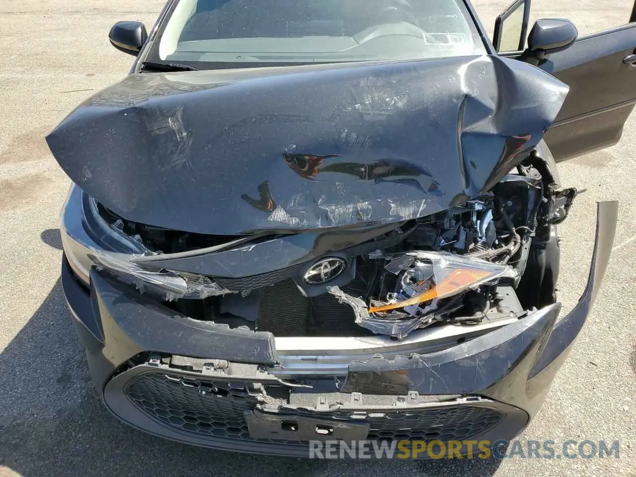 11 fotografías del automóvil dañado JTDEPMAE7MJ119862 TOYOTA COROLLA 2021