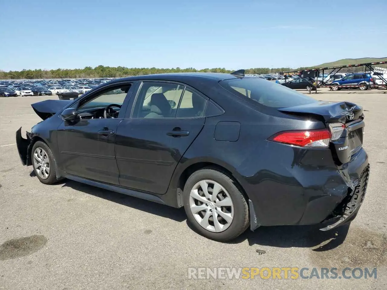 2 fotografías del automóvil dañado JTDEPMAE7MJ119862 TOYOTA COROLLA 2021