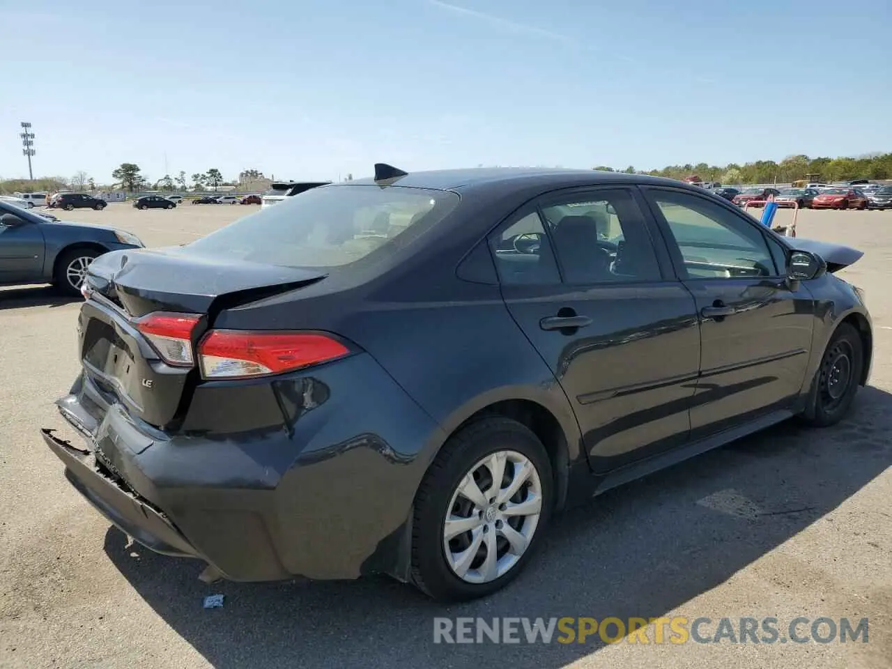 3 fotografías del automóvil dañado JTDEPMAE7MJ119862 TOYOTA COROLLA 2021
