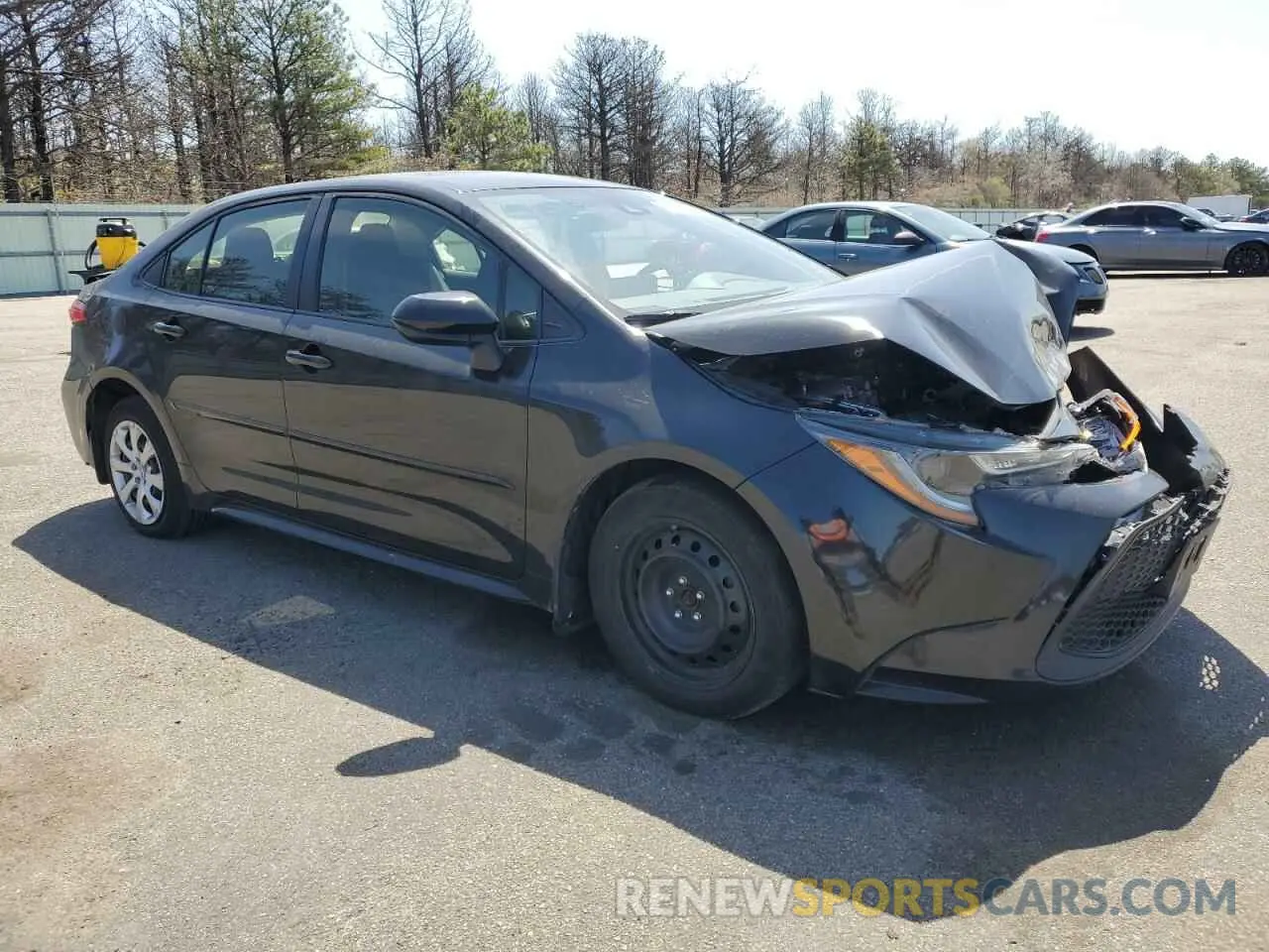 4 fotografías del automóvil dañado JTDEPMAE7MJ119862 TOYOTA COROLLA 2021