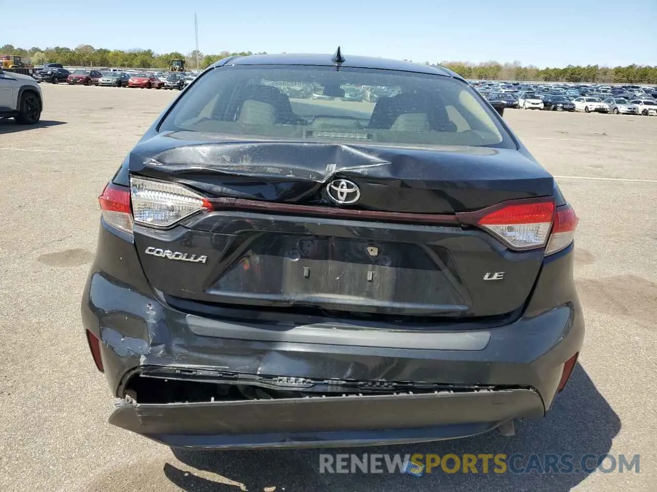 6 fotografías del automóvil dañado JTDEPMAE7MJ119862 TOYOTA COROLLA 2021