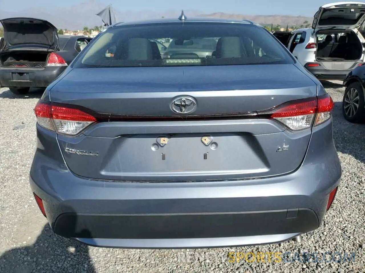6 fotografías del automóvil dañado JTDEPMAE7MJ123202 TOYOTA COROLLA 2021