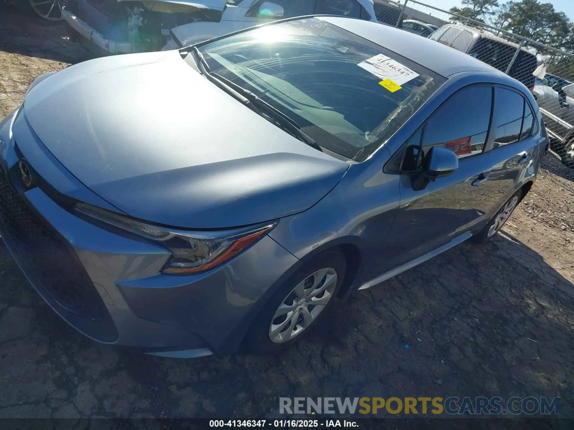 2 fotografías del automóvil dañado JTDEPMAE7MJ124964 TOYOTA COROLLA 2021