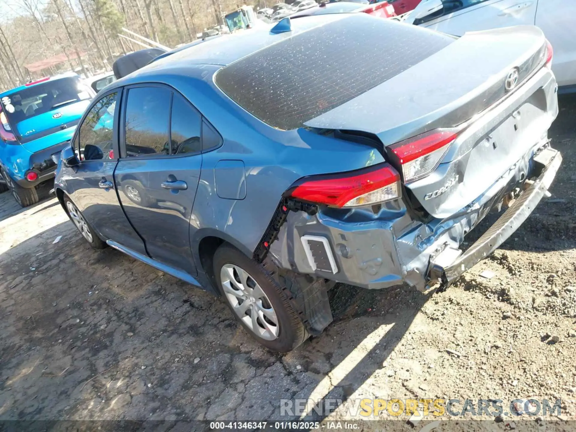 3 fotografías del automóvil dañado JTDEPMAE7MJ124964 TOYOTA COROLLA 2021