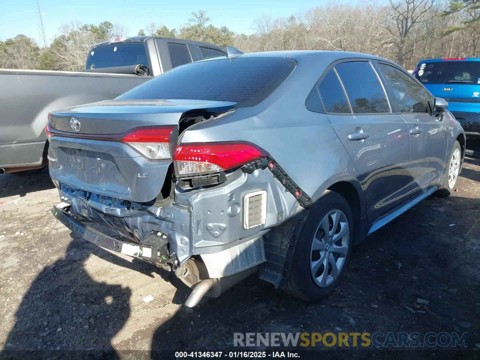 6 fotografías del automóvil dañado JTDEPMAE7MJ124964 TOYOTA COROLLA 2021