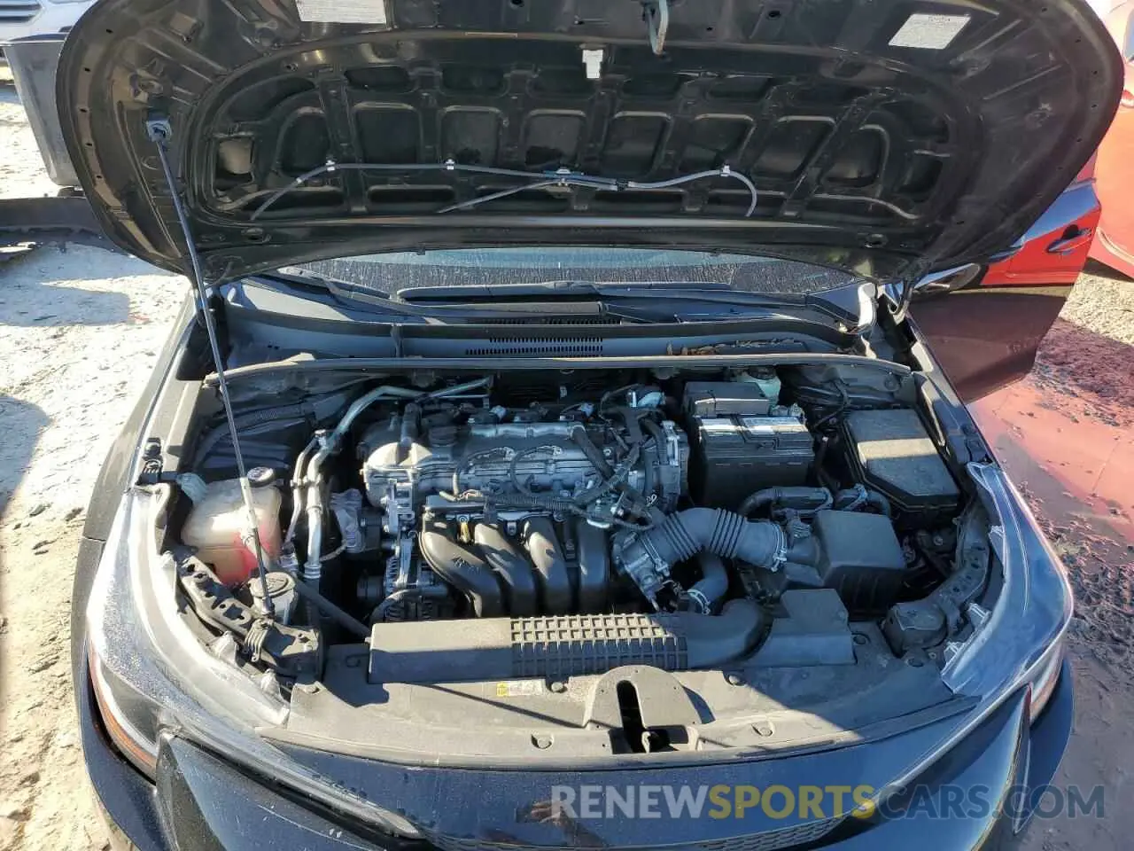 11 fotografías del automóvil dañado JTDEPMAE7MJ126827 TOYOTA COROLLA 2021