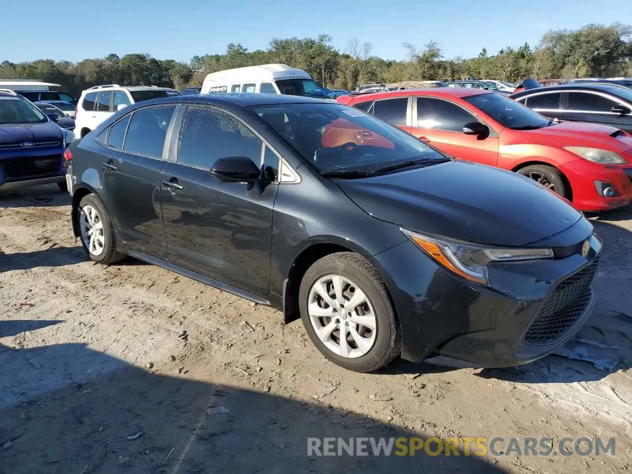 4 fotografías del automóvil dañado JTDEPMAE7MJ126827 TOYOTA COROLLA 2021