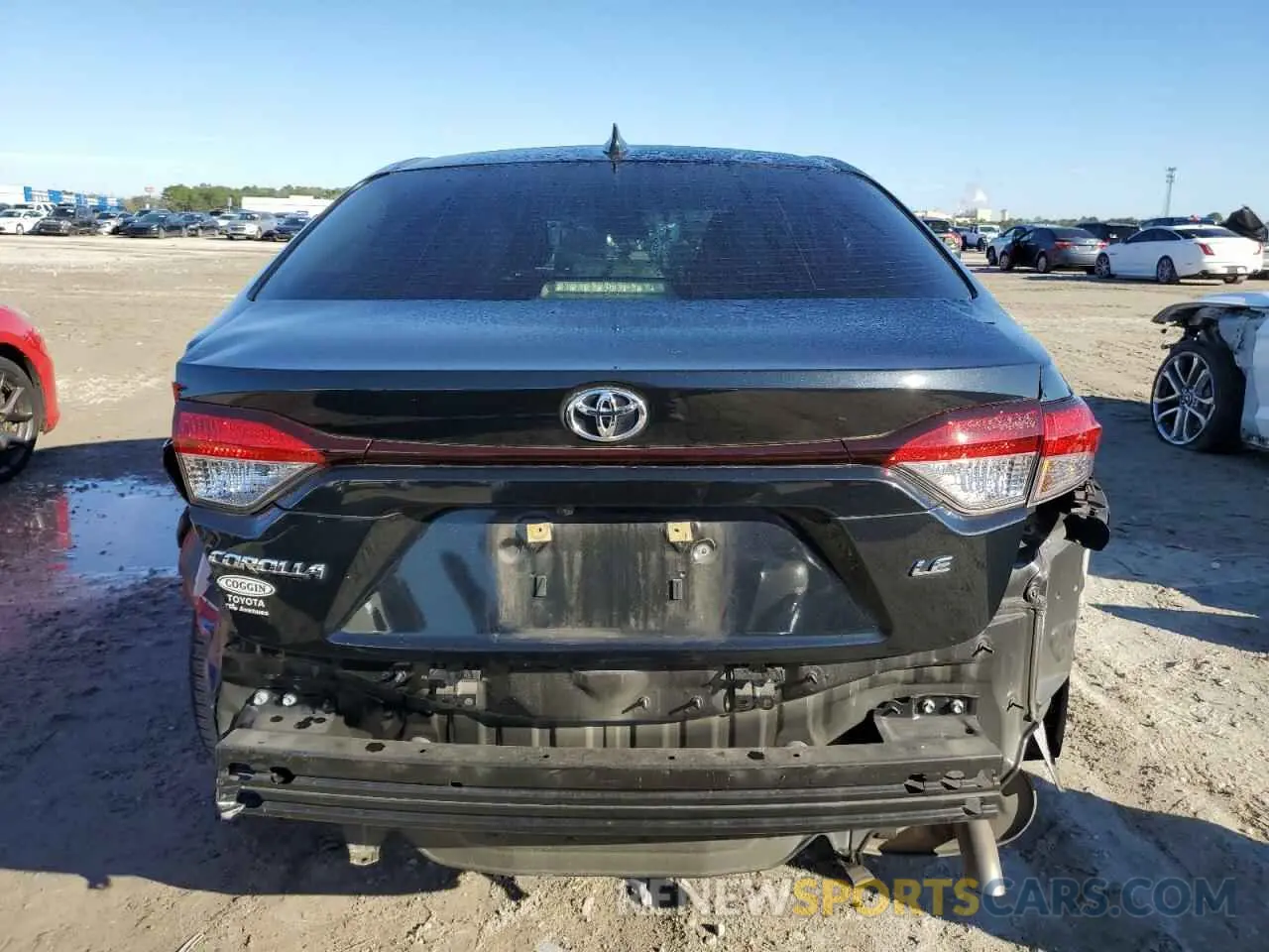 6 fotografías del automóvil dañado JTDEPMAE7MJ126827 TOYOTA COROLLA 2021