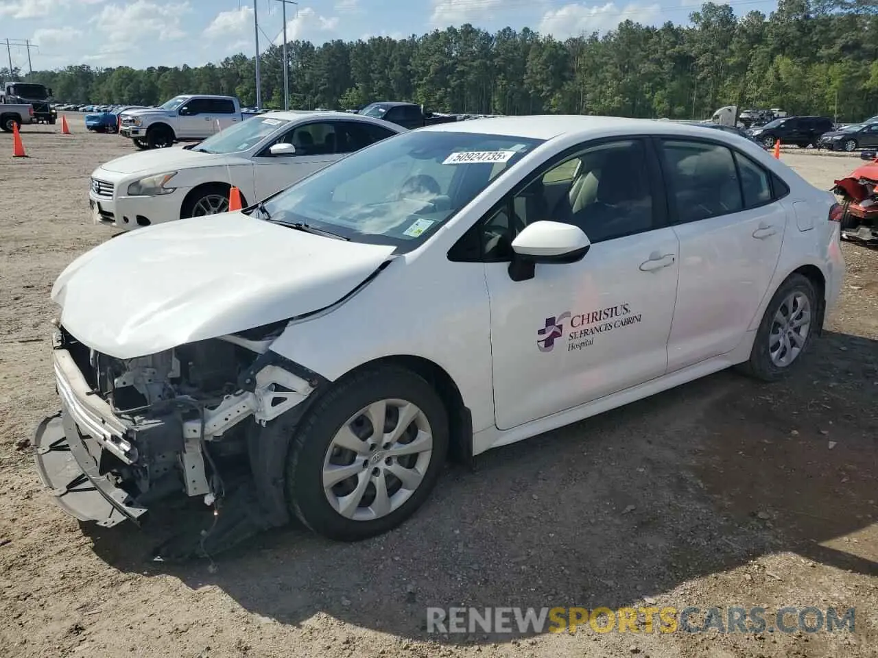 1 fotografías del automóvil dañado JTDEPMAE7MJ133017 TOYOTA COROLLA 2021