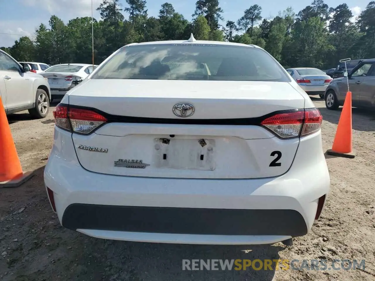 6 fotografías del automóvil dañado JTDEPMAE7MJ133017 TOYOTA COROLLA 2021