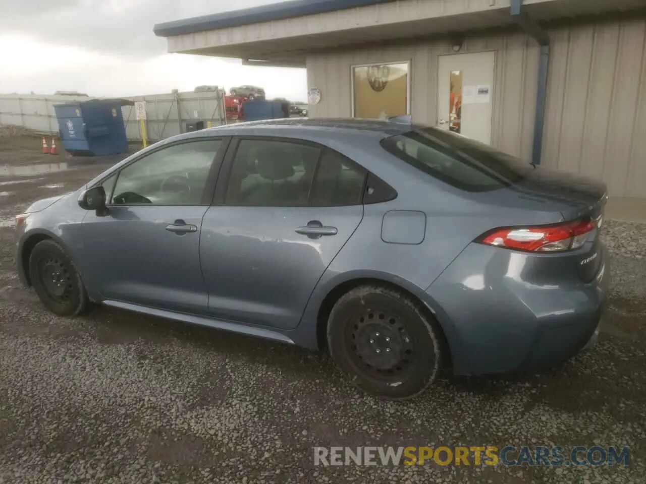 2 fotografías del automóvil dañado JTDEPMAE7MJ134085 TOYOTA COROLLA 2021