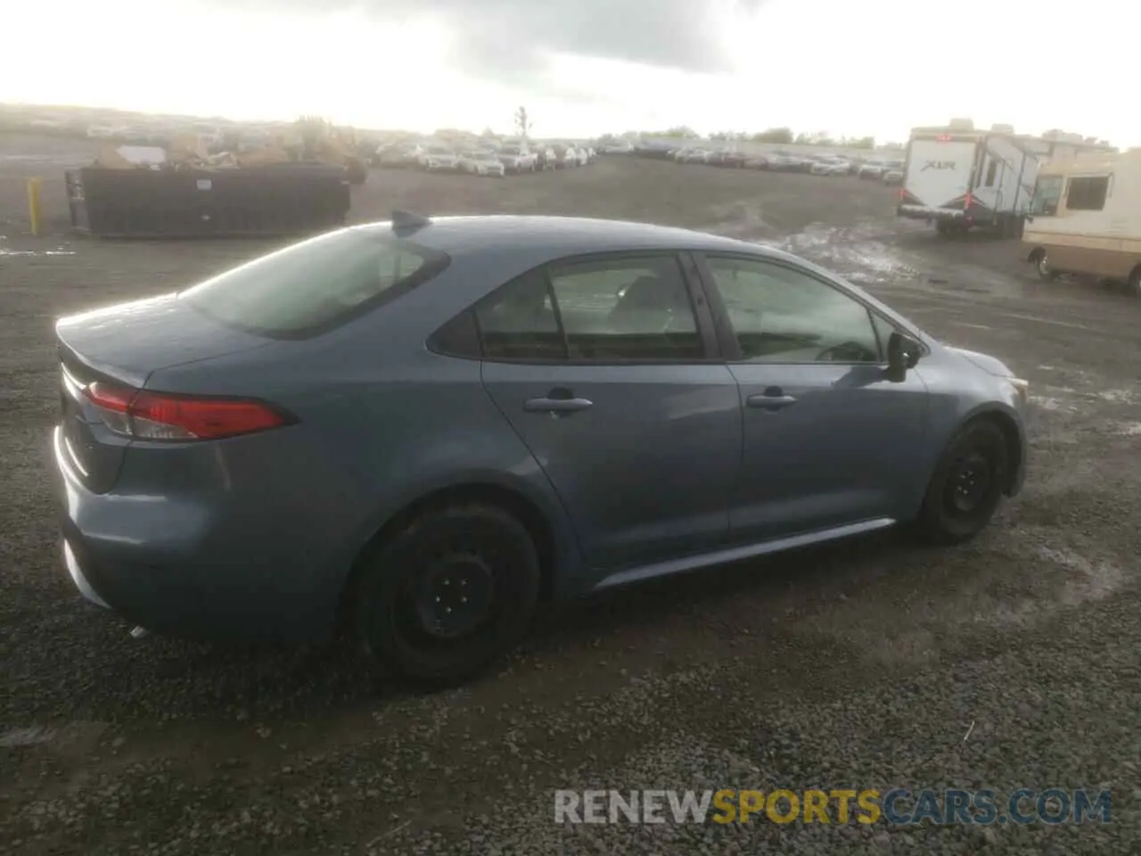 3 fotografías del automóvil dañado JTDEPMAE7MJ134085 TOYOTA COROLLA 2021