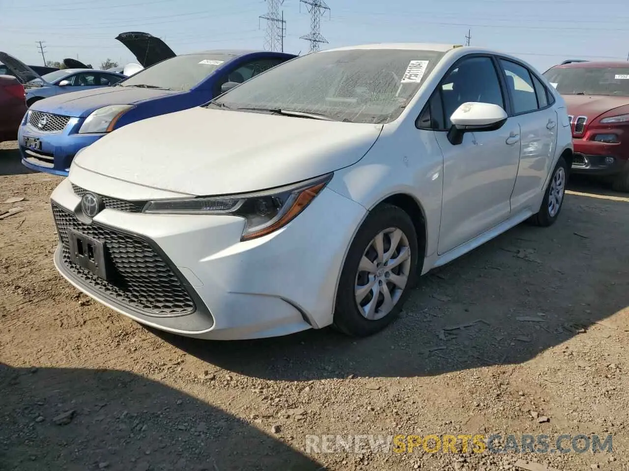 1 fotografías del automóvil dañado JTDEPMAE7MJ140758 TOYOTA COROLLA 2021