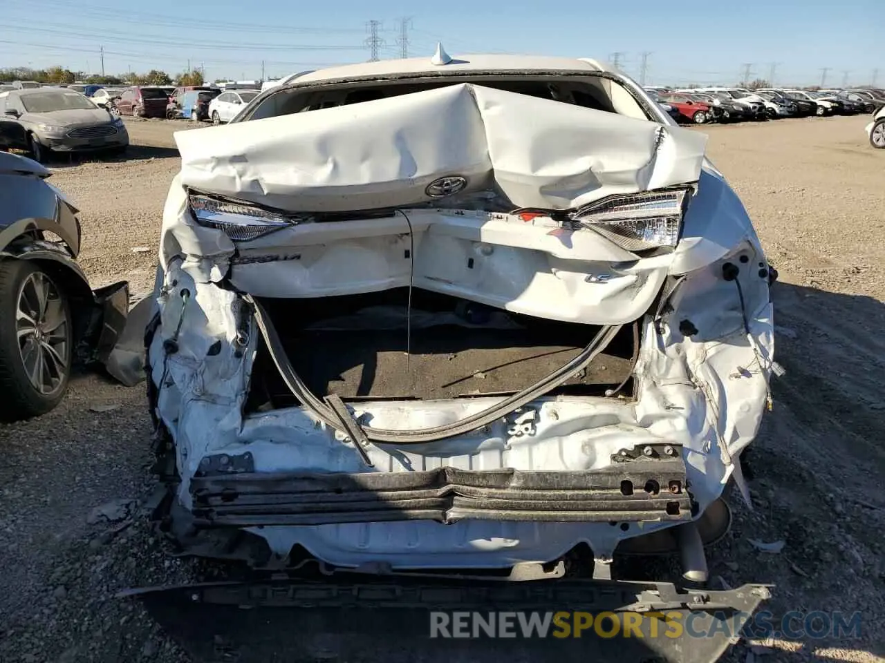 6 fotografías del automóvil dañado JTDEPMAE7MJ140758 TOYOTA COROLLA 2021