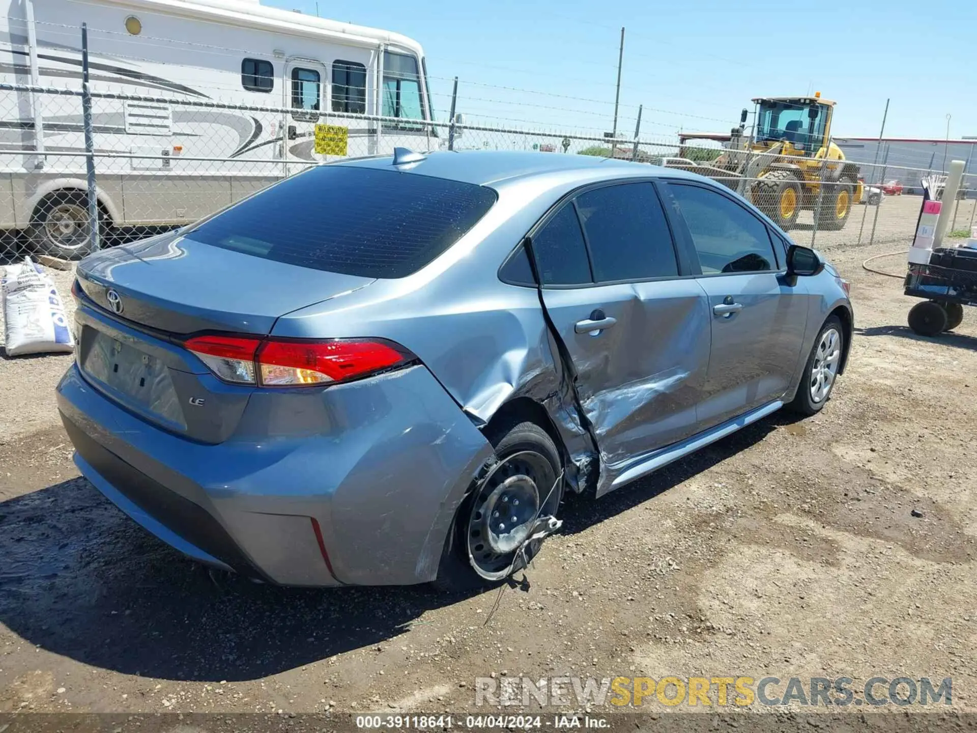 4 fotografías del automóvil dañado JTDEPMAE7MJ142879 TOYOTA COROLLA 2021