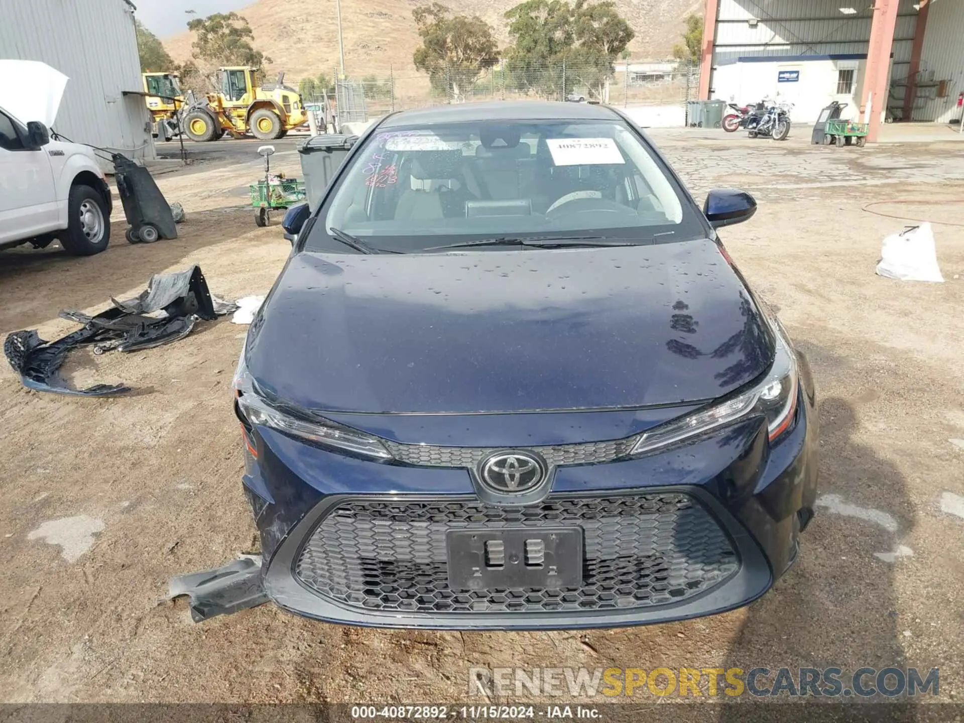 12 fotografías del automóvil dañado JTDEPMAE7MJ148830 TOYOTA COROLLA 2021